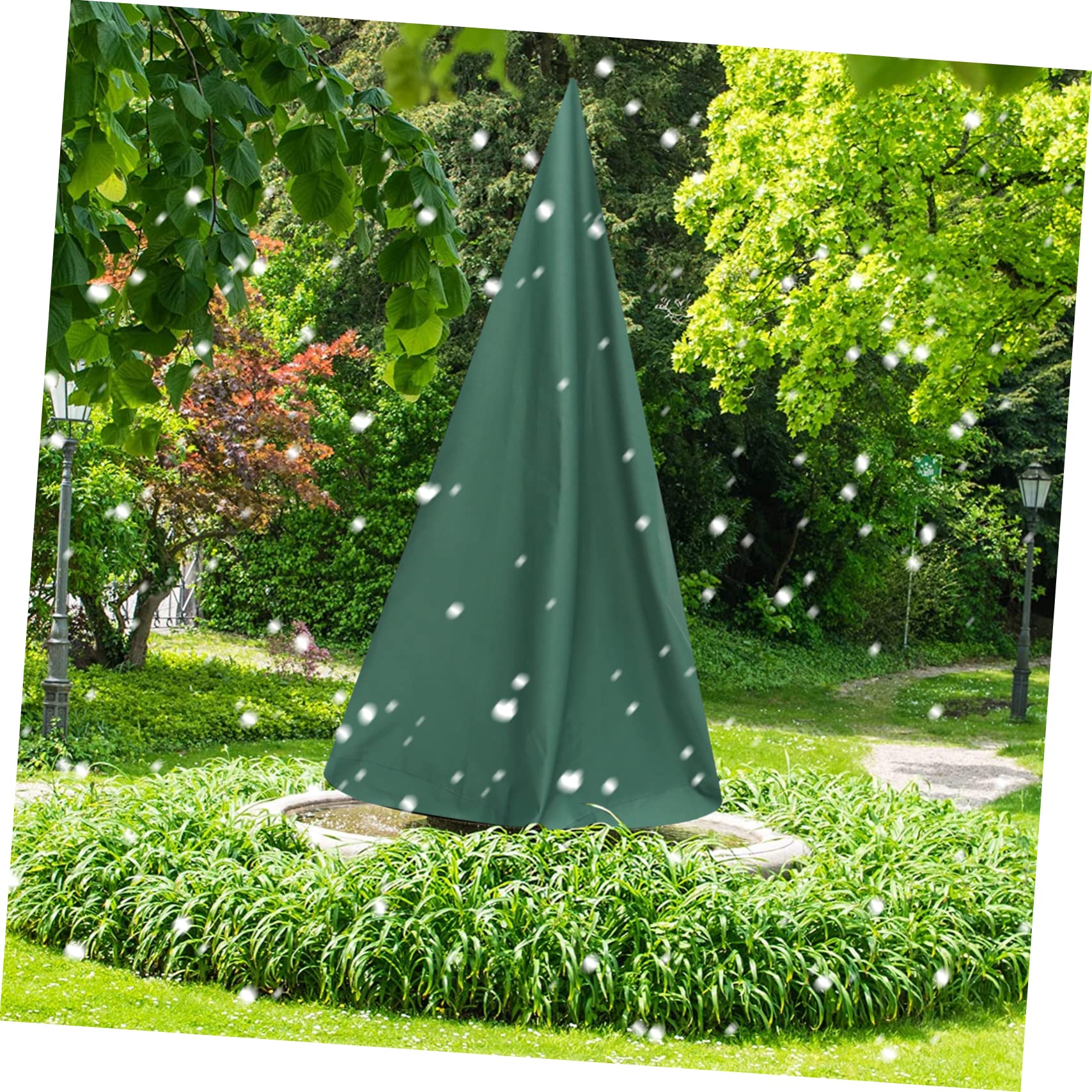 Waterproof Fountain Cover Weather Resistant Outdoor Courtyard Fade Tear Resistant