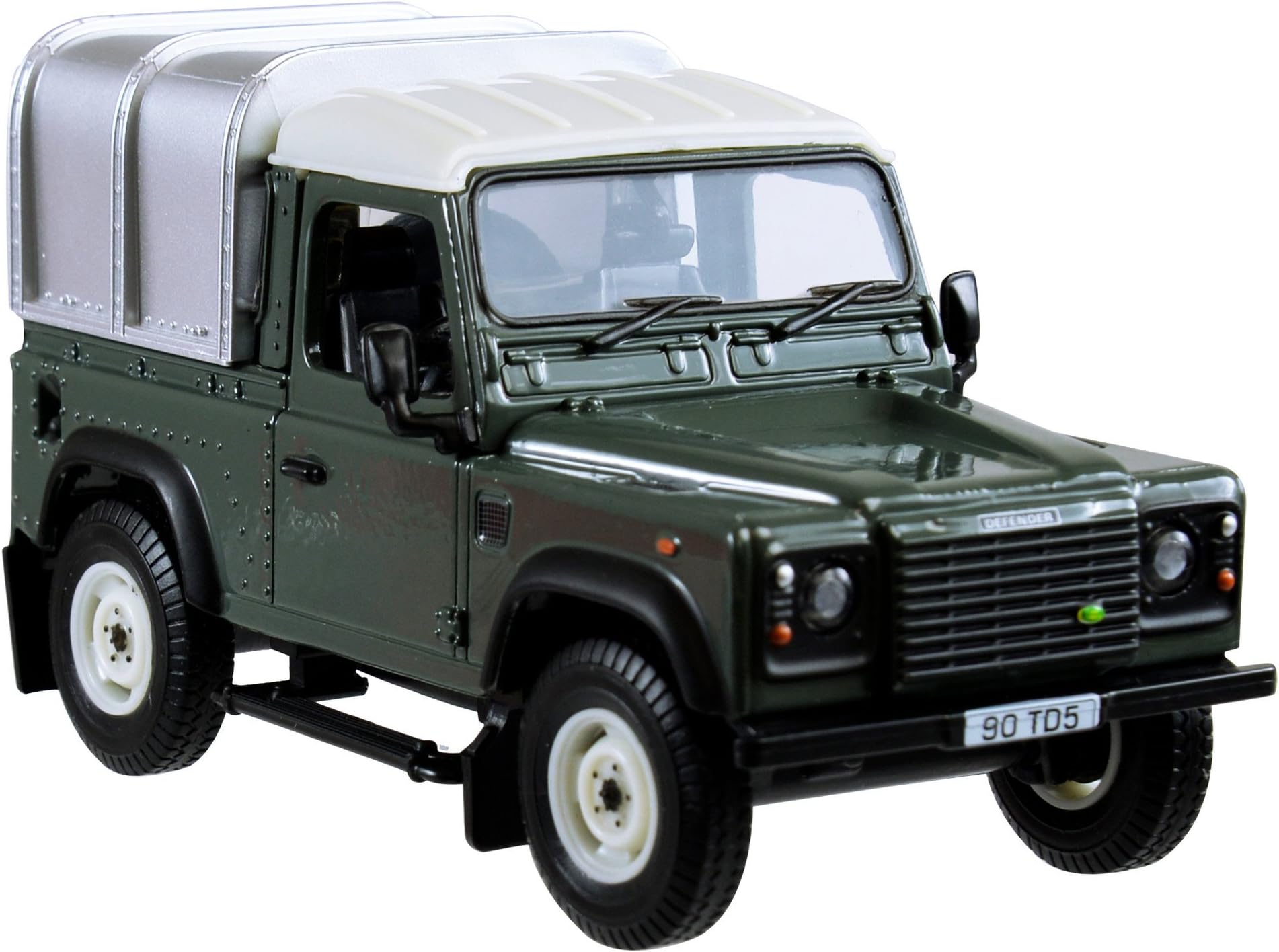 Britains Land Rover Defender 90 Miniature Model, Green, Car, Toy Vehicle, Children, Boy, 3-5 Years