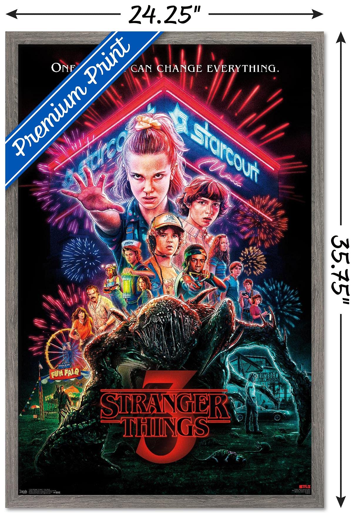 Amazon.com: Trends International Netflix Stranger Things: Season 3