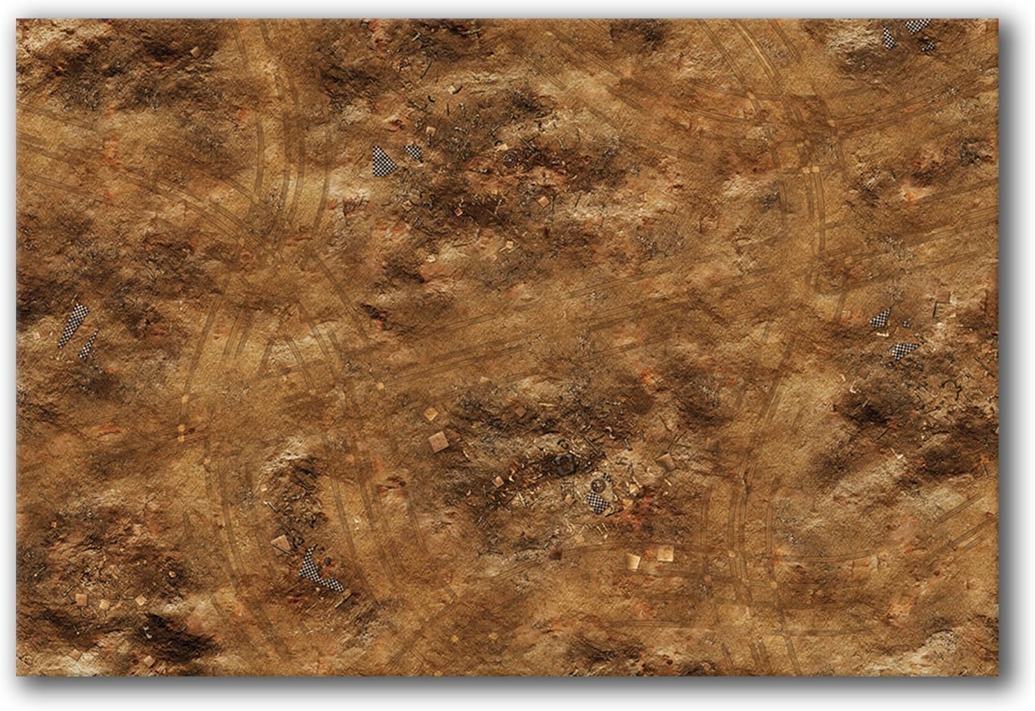 Frontline Gaming - FLG Mat - Junkyard 6x4' - Neoprene Wargaming Mat