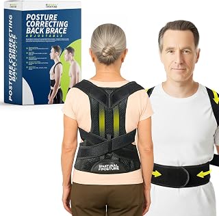 The Natural Posture Posture Corrector for Men and Women - Lumbar Back Brace and Shoulder Straightener - Helps Provide Lowe... Price In India