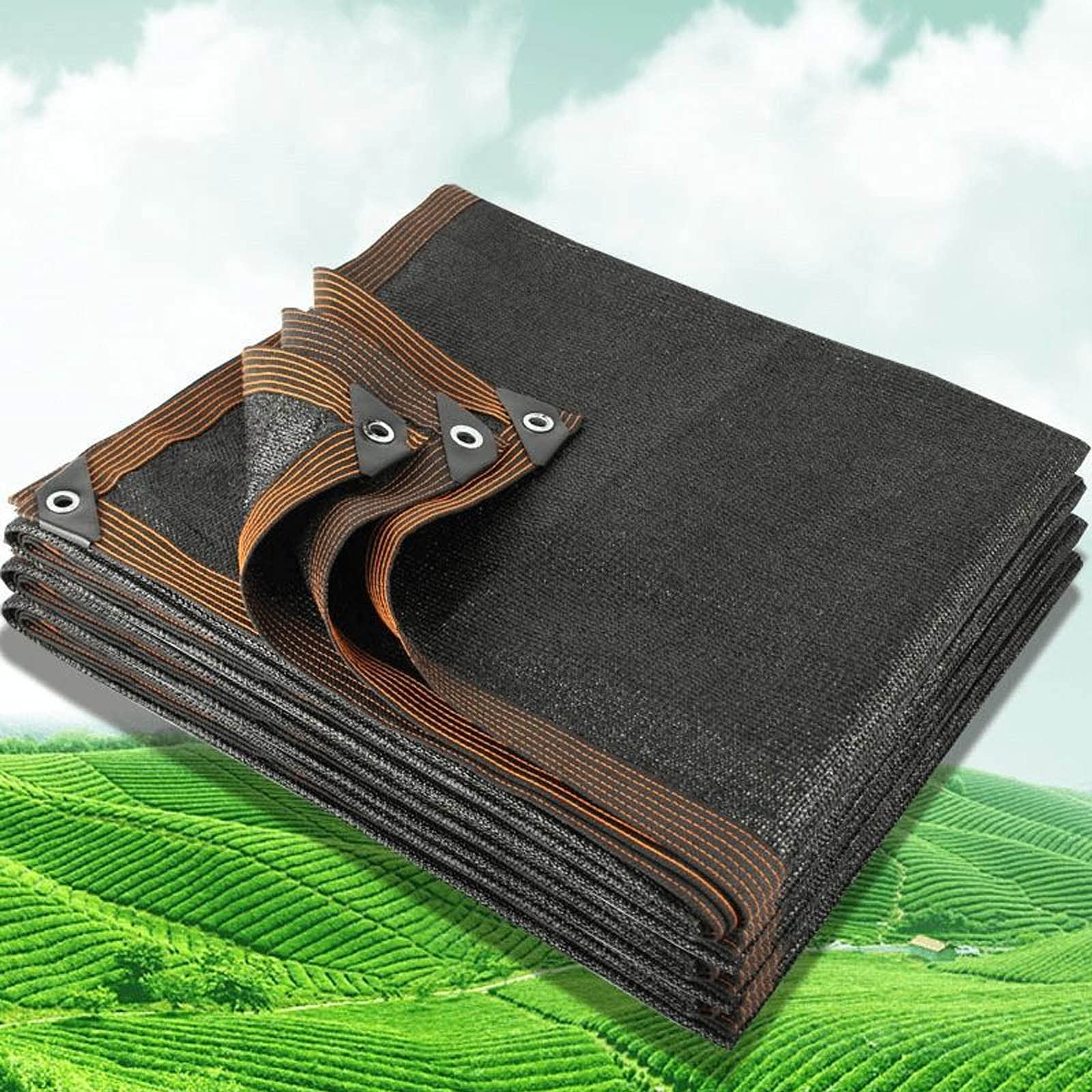 Buy ZXDDD Black Shade Cloth,Sunblock Shade Sail,Trampoline Cover,Greenhouse Cover,Mesh Shade