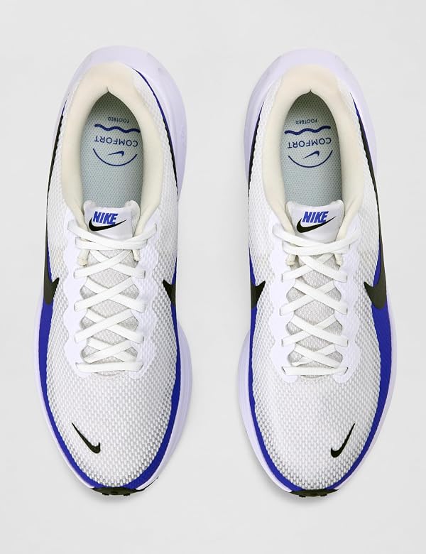 Nike Men's Revolution 8 Road Running Shoes, White/Black-Racer Blue, 7 by Nike - Used condition - Image 5
