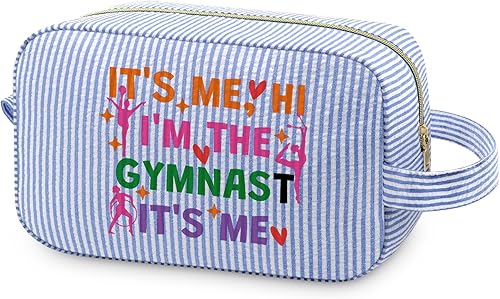 Gymnastic Gift for Women Personalized Makeup Bag Gymnastics Lover Gifts Cosmetic
