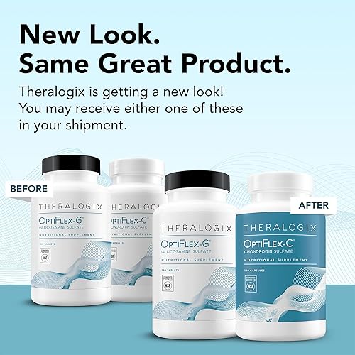 Miniatura 4 de Theralogix OptiFlex Complete - Suministro para 90 días - Suplemento de glucosamina y condroitina - Apoya la función articular saludable -