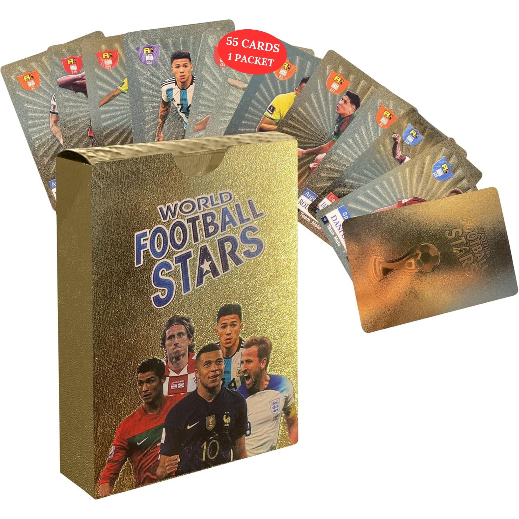 Amazon.com: 2026-27 Playing Soccer Cards | 55 Non-Duplicate Cards