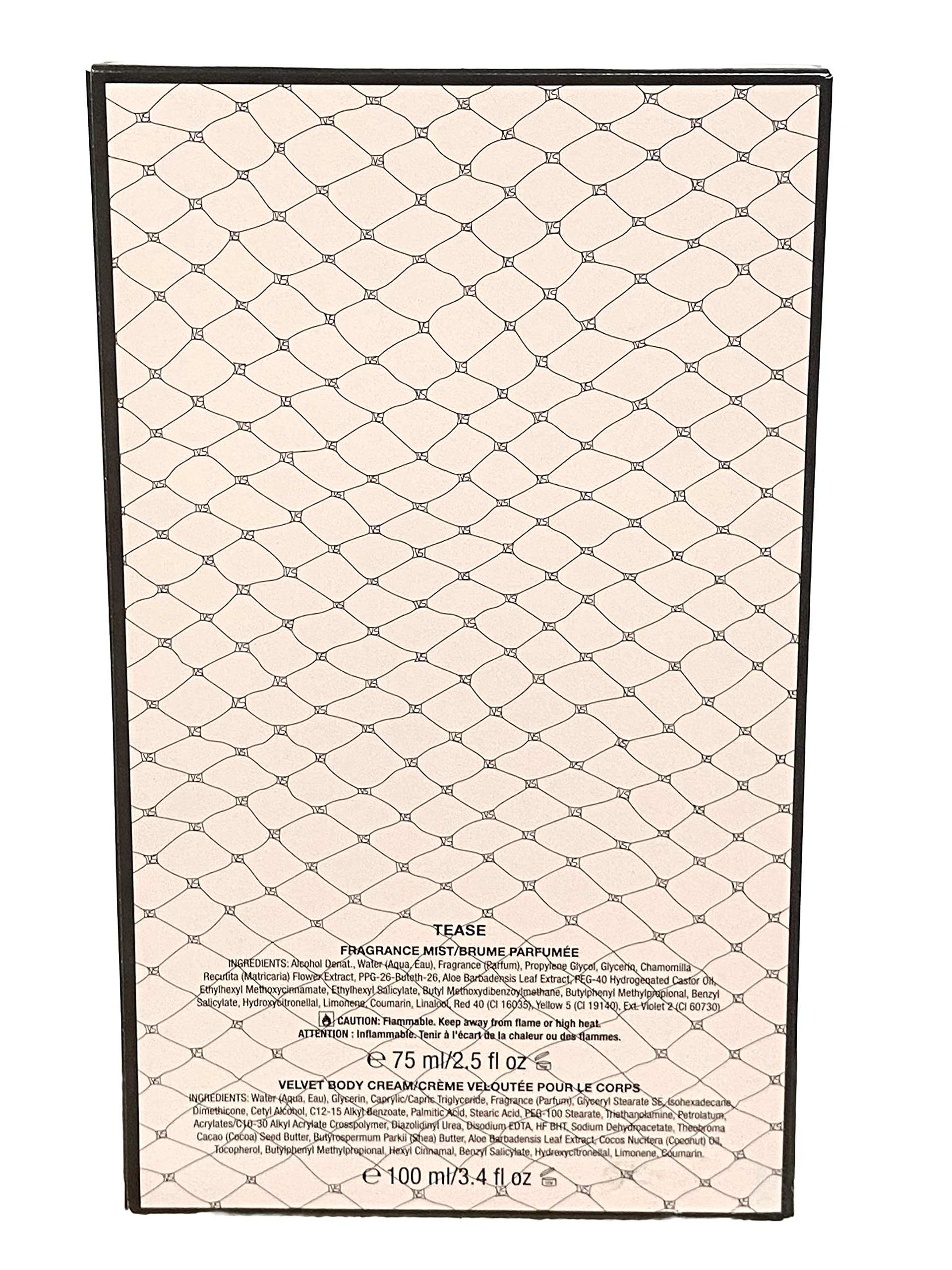 Victoria's Secret Gift Set Tease 2 Piece Mist & Velvet Body Cream