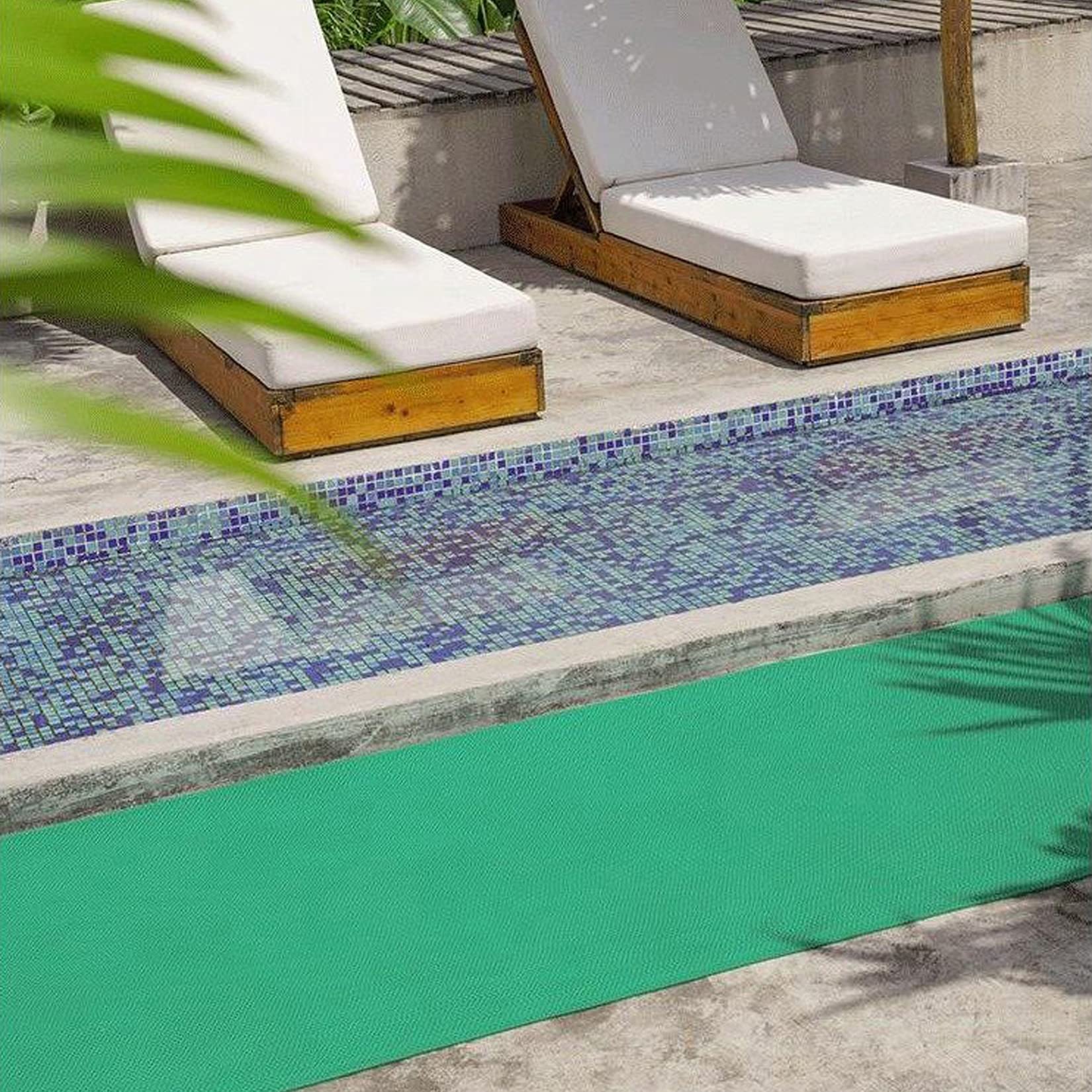 GTHTUHFD Non Slip Swimming Pool Mats Heavy Duty 3X10 Ft Commercial Wet Area Anti Fatigue Floor Mat With Drainage Ideal For Garage Restaurant Kitchen Bathroom Patio Hallway Green C,Green