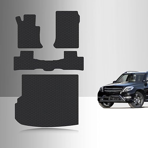 Miniatura 8 de TOUGHPRO Juego de accesorios de alfombrillas (primera fila + 2da fila) para Mercedes Benz GLK resistente para todo tipo de clima (fabricado en