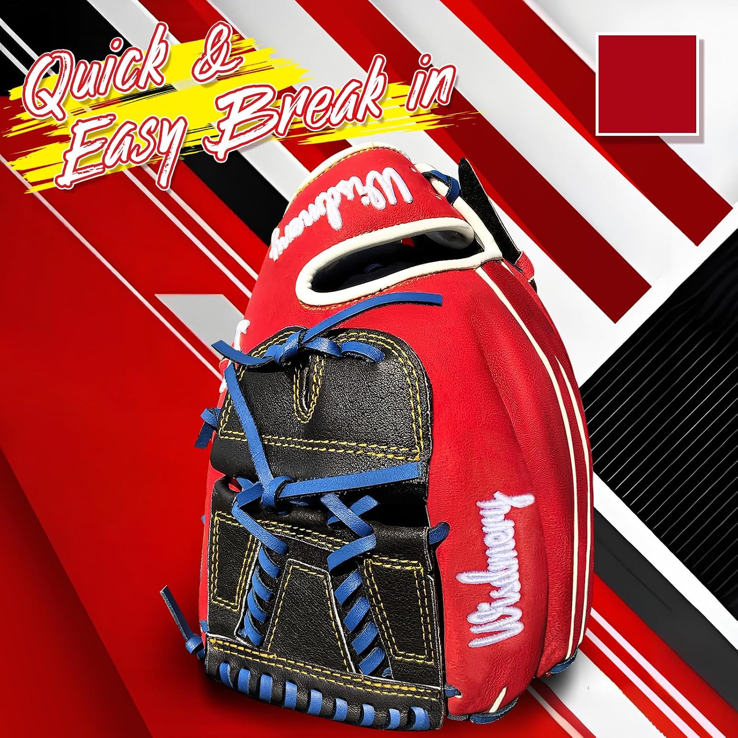 Full Grain Leather Baseball Softball Glove Adult Youth Infield Outfield
