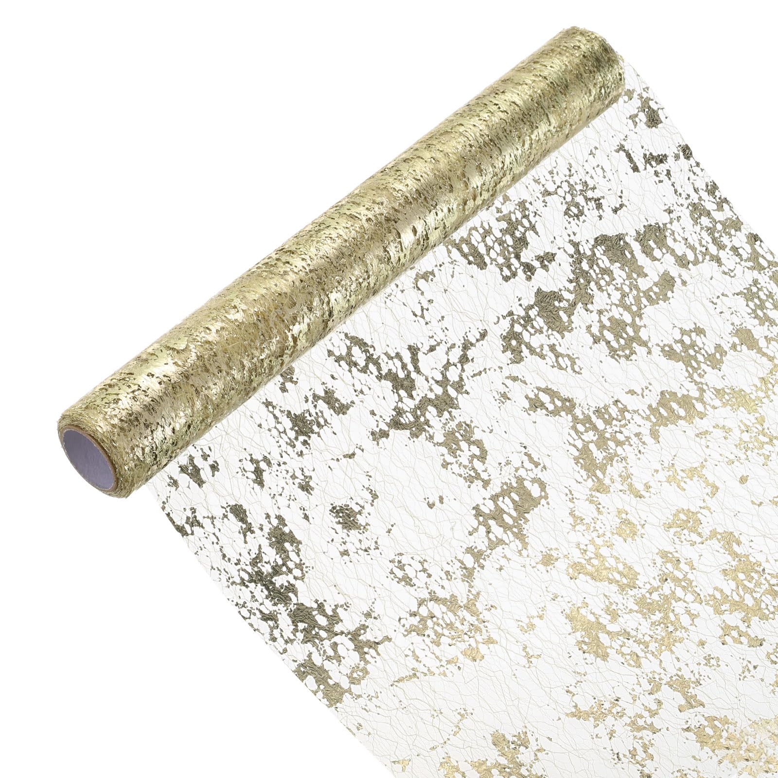 Chemin de table paillettes dorées 29x274 cm pour décoration festive