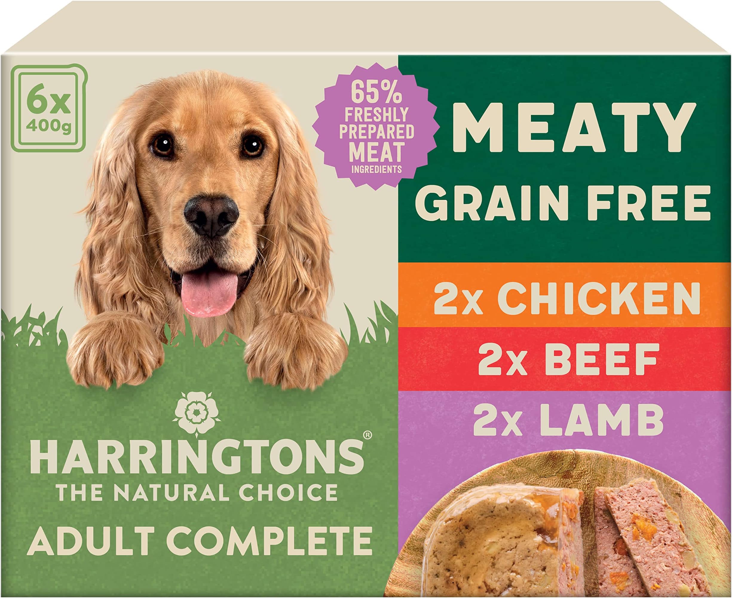 Harringtons Complete Wet Tray Grain Free Hypoallergenic Adult Dog Food