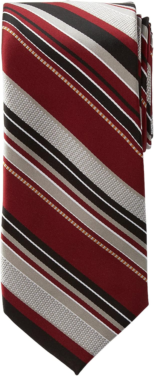 KingSize Men's KS Signature Collection Classic Stripe Tie