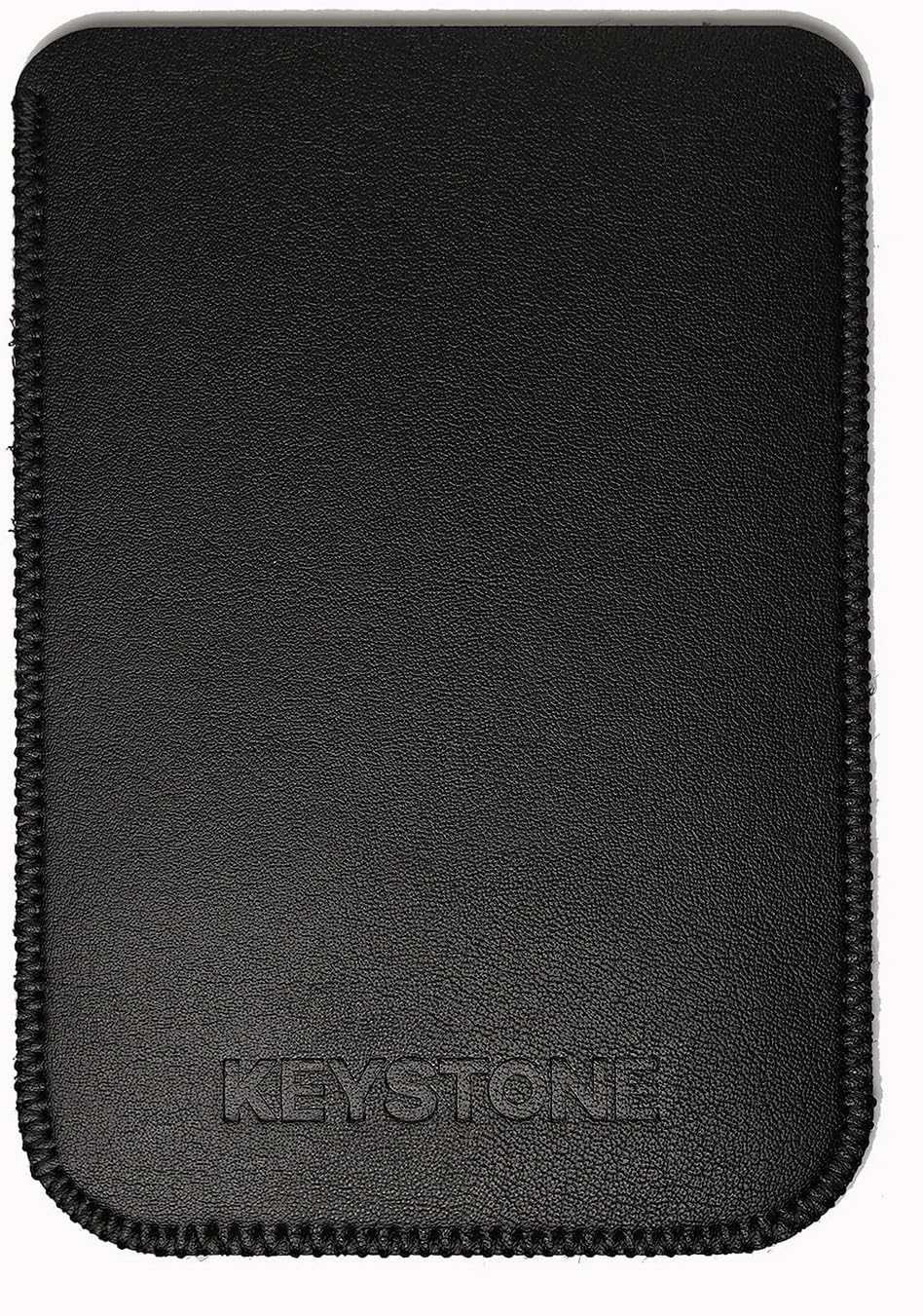 Keystone Crypto Hardware Wallet Pouch, Black PU Leather Case, Premium Protective Case, Suitable for Keystone Pro and Keystone Essential