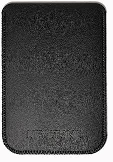 Keystone Crypto Hardware Wallet Pouch - Czarne etui ze skóry PU, wysokiej jakości etui ochronne do modeli Pro i Essential
