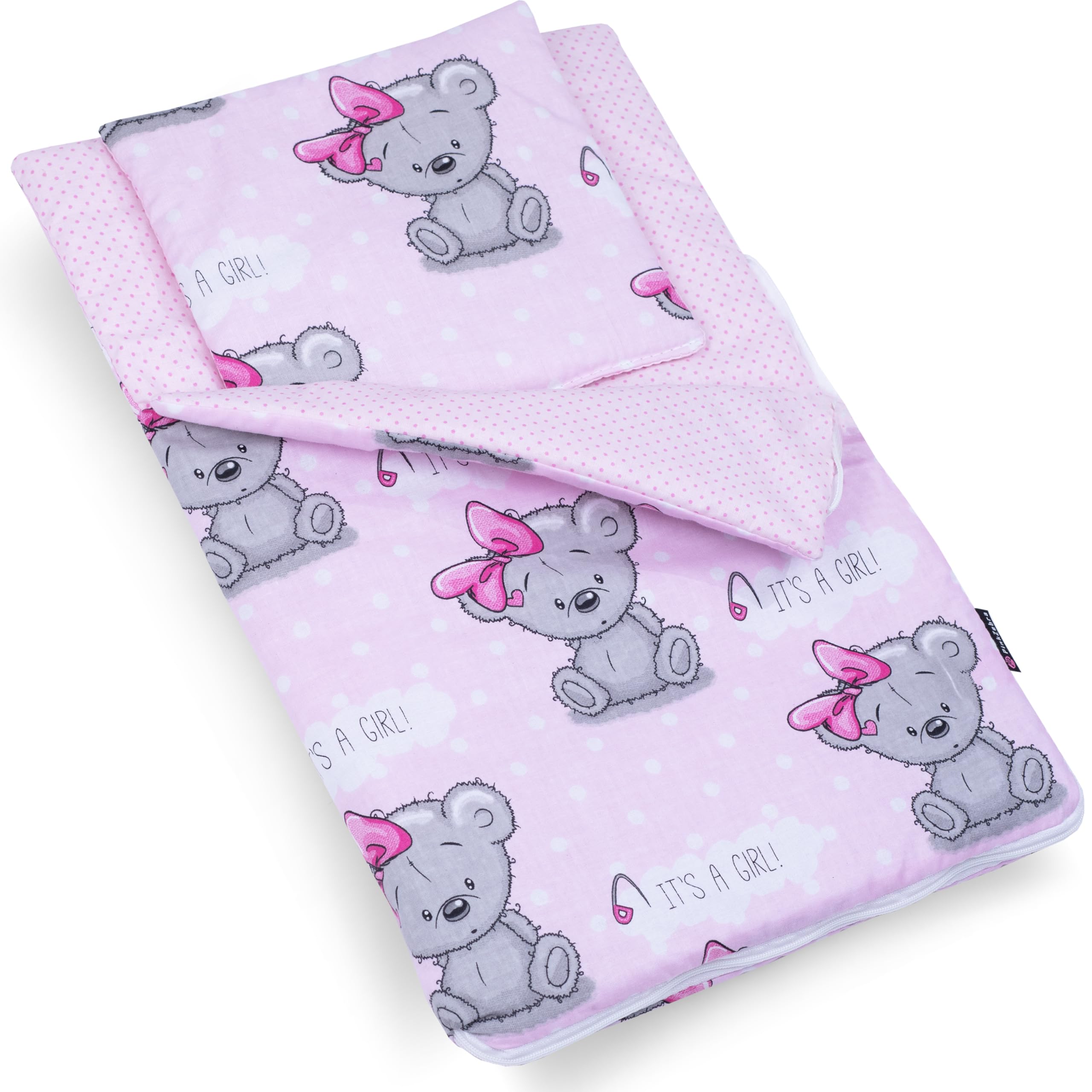 Sacco Nanna Per Bambole PinkZebra Set Pezzi Biancheria In