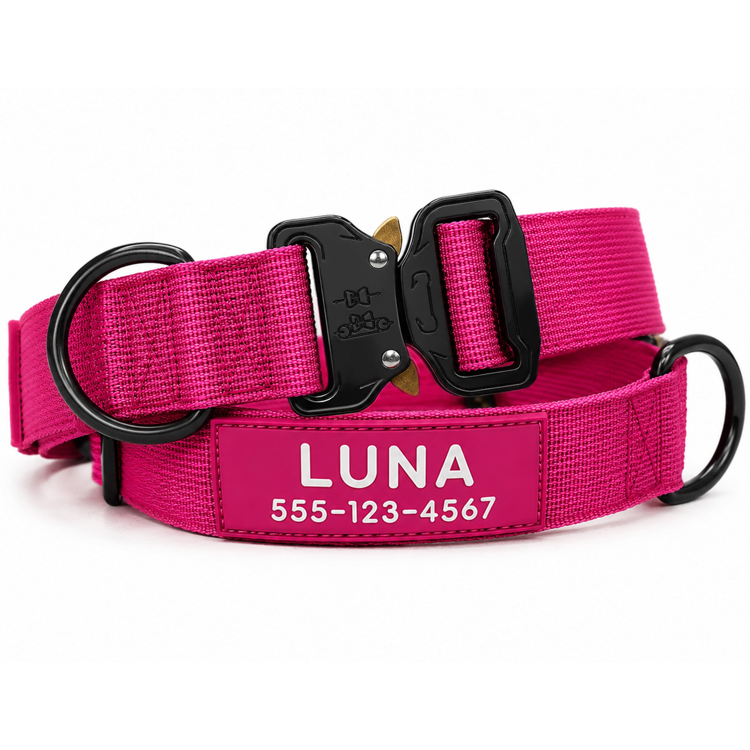 dazner Personalized Tactical Dog Collar