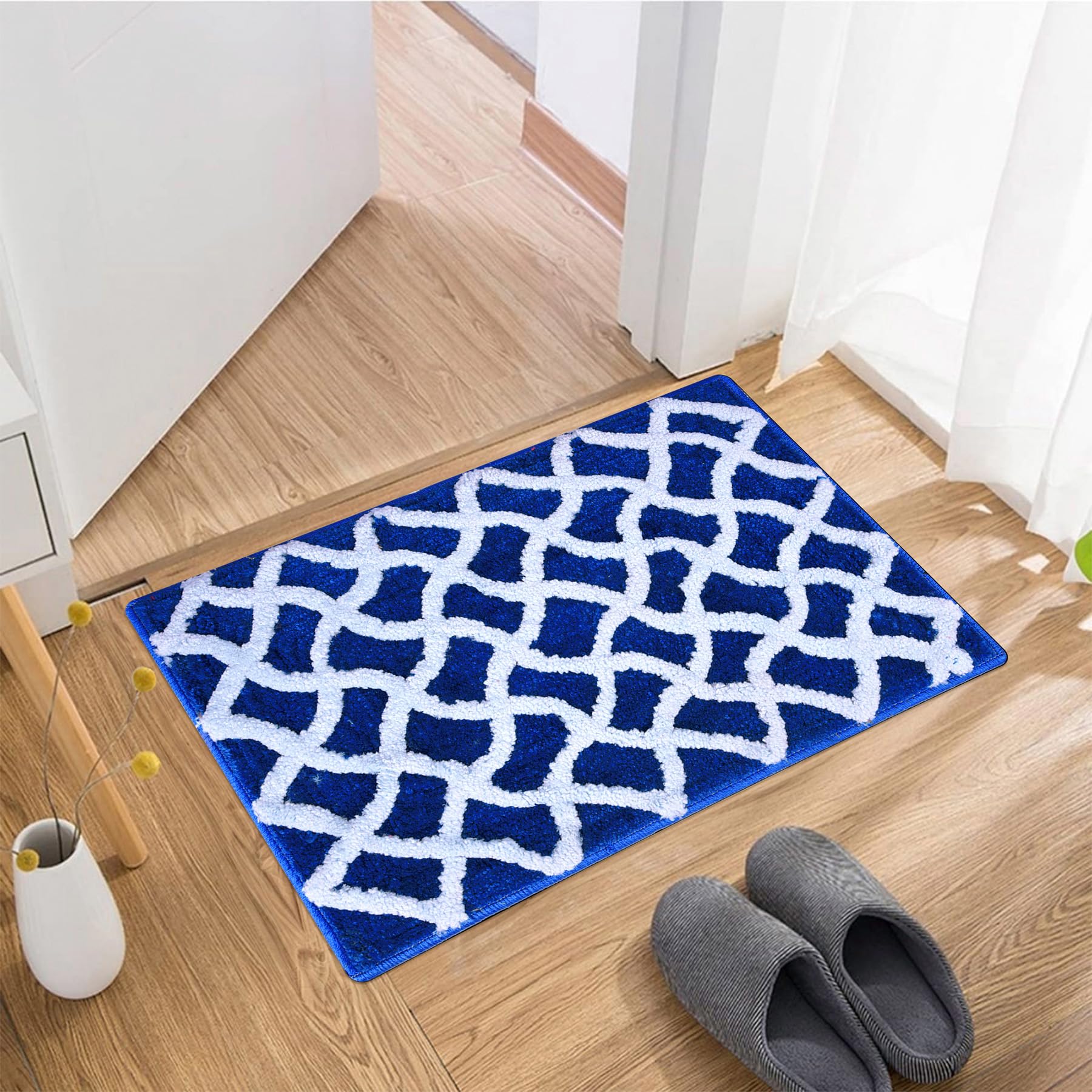 6 Pack Cotton Door Mats - Durable & Water Resistant -11