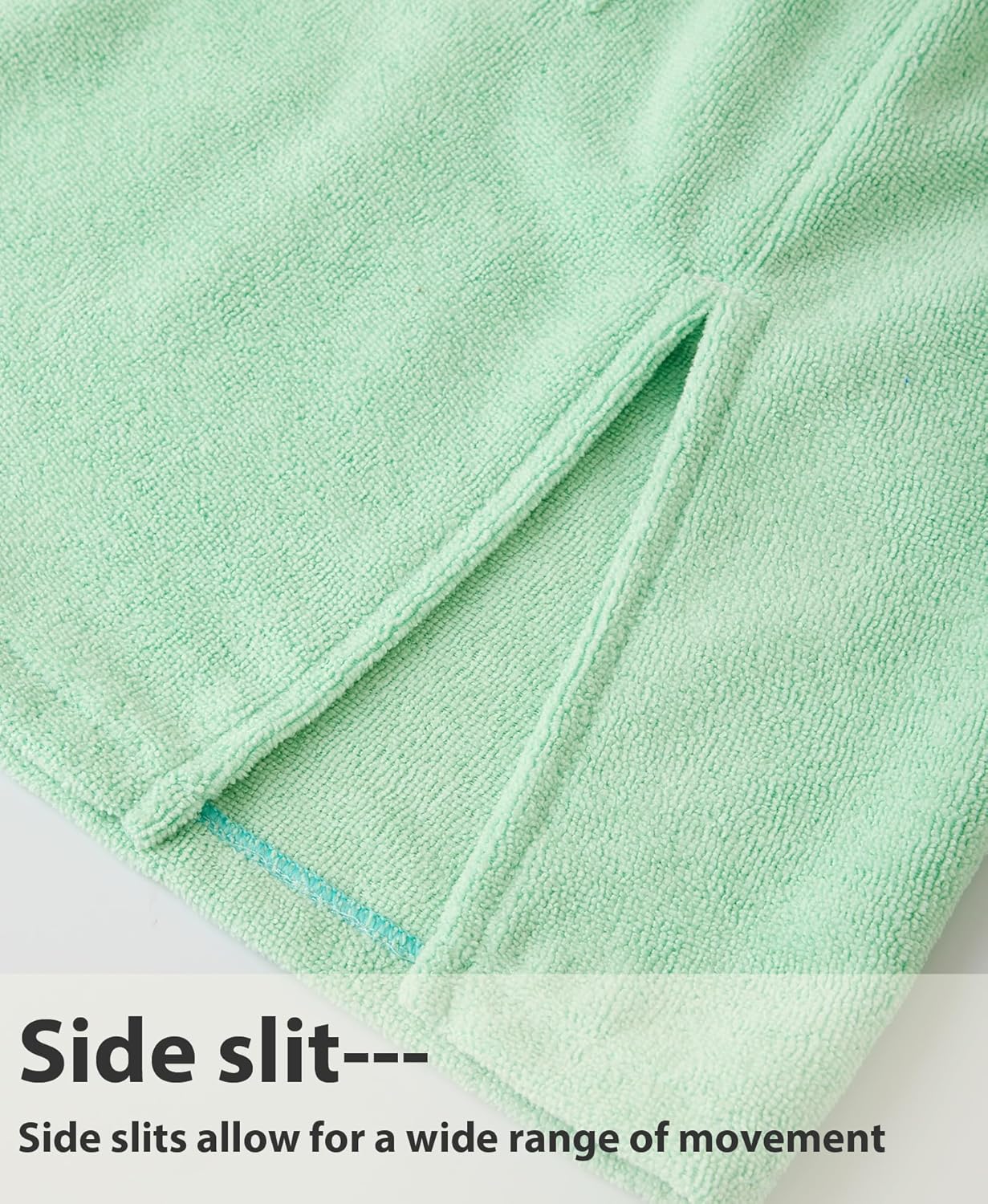 MissShorthair Hooded Towel Robe for Kid, Zipper Beach Cover Up, Swim Changing Robe for Boy, Girls Bath Towelling Poncho