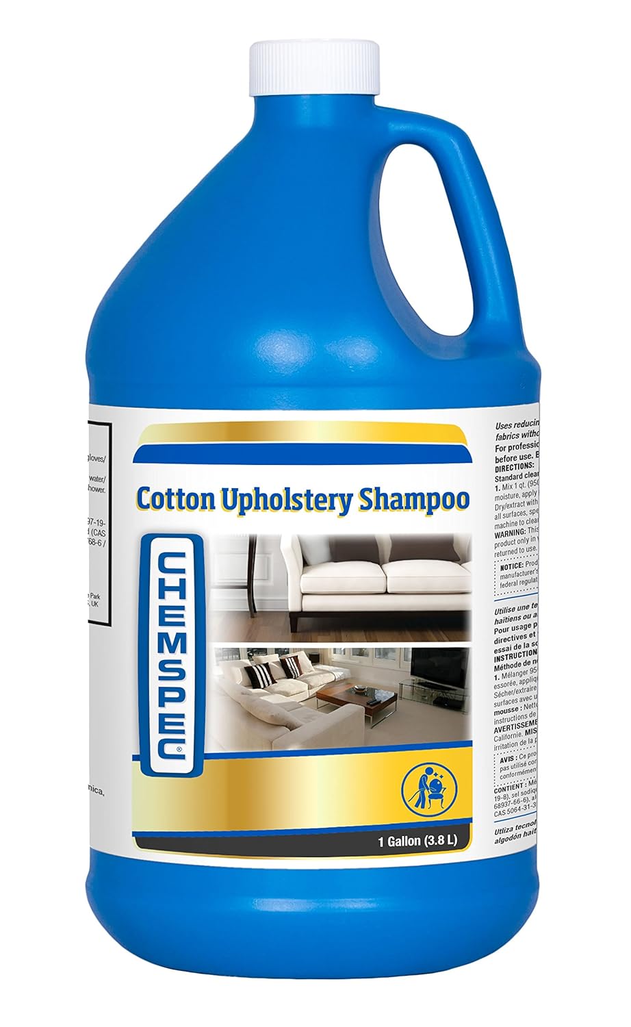 Chemspec Cotton Upholstery Shampoo Fine Fabric Detergent *1 Gallon
