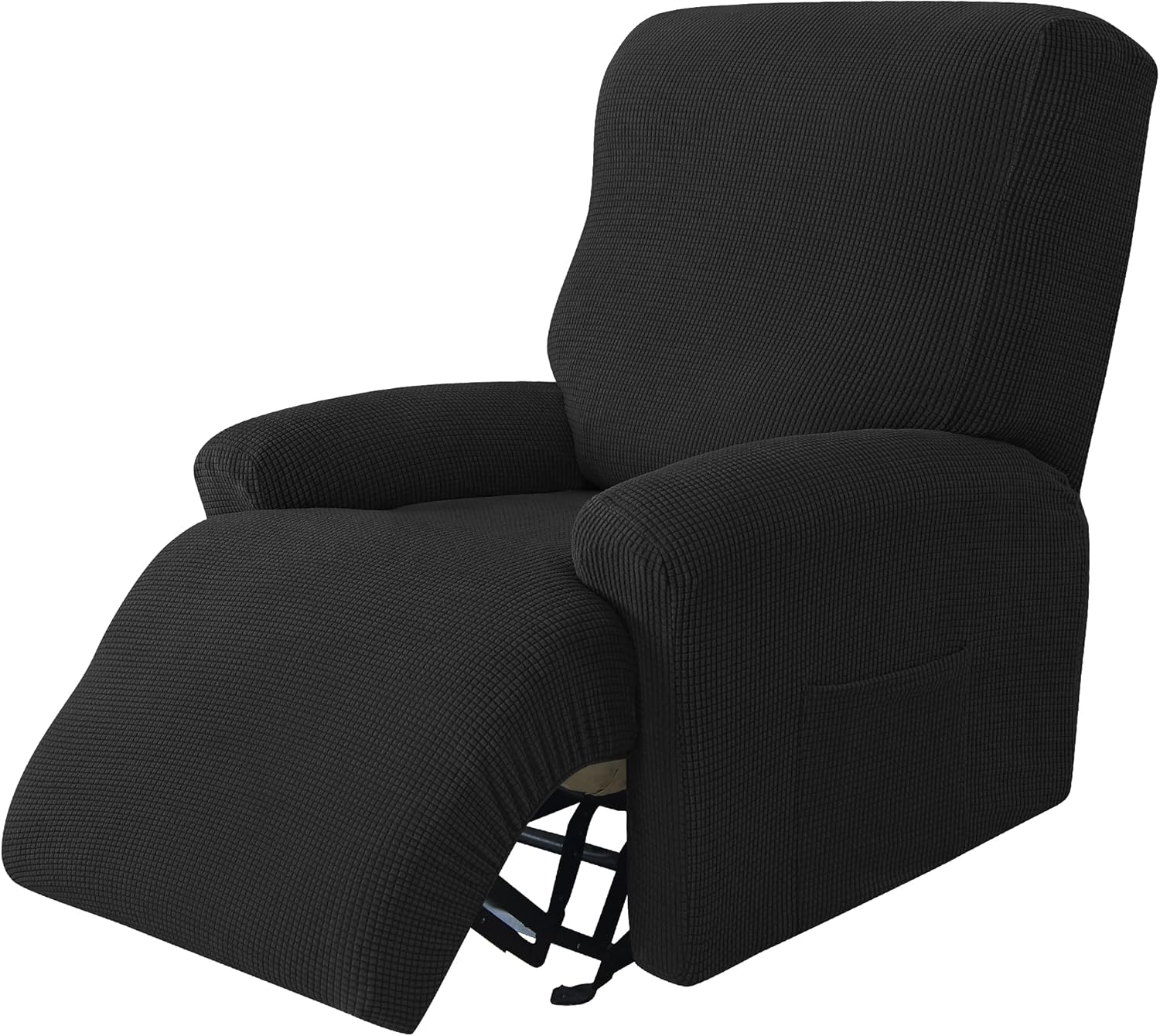 Dasory Jacquard 4Piece Recliner Slipcover, Soft Stretch Cover for