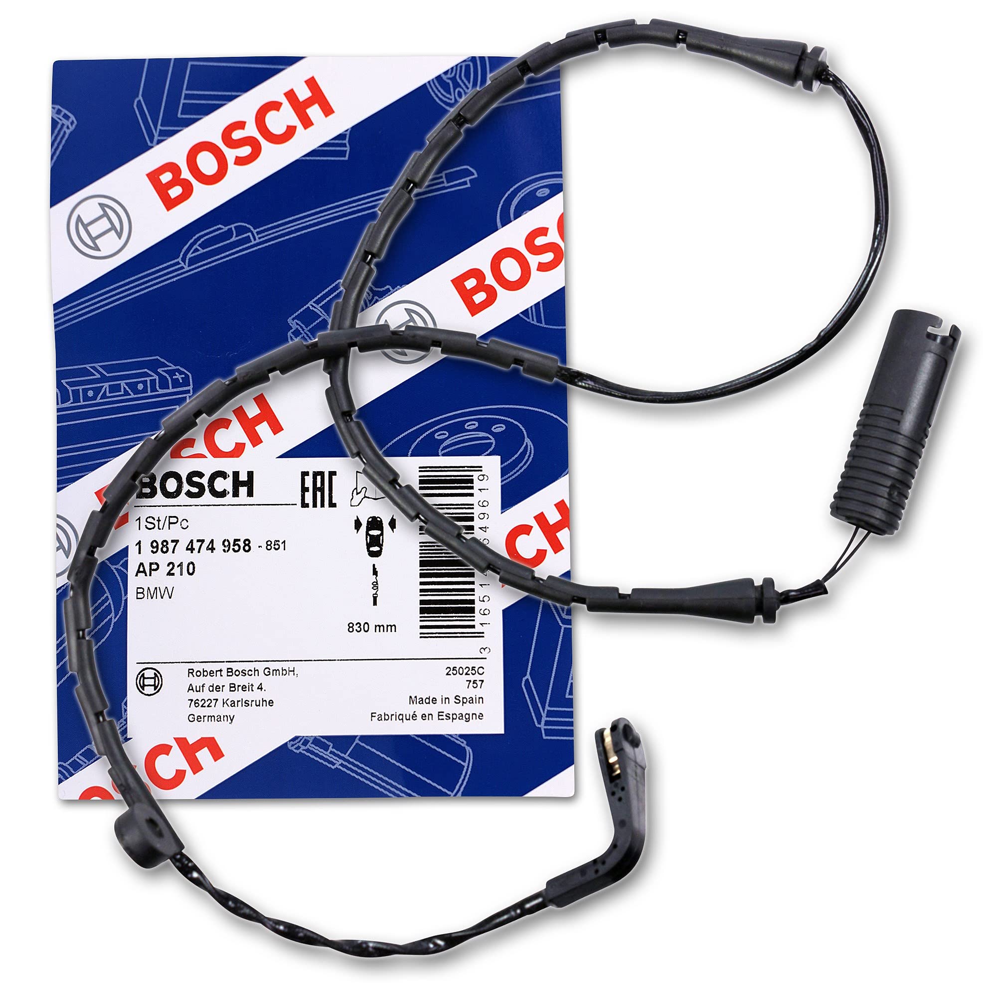 Sensor Desgaste Pastillas Frenos Trasero BMW Serie 1 Y 3 E81 E90