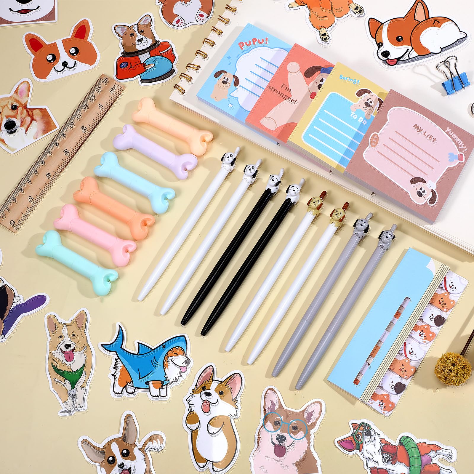 Amazon.co.jp: Ireer 545個 かわいい犬の文房具セット かわいい犬の
