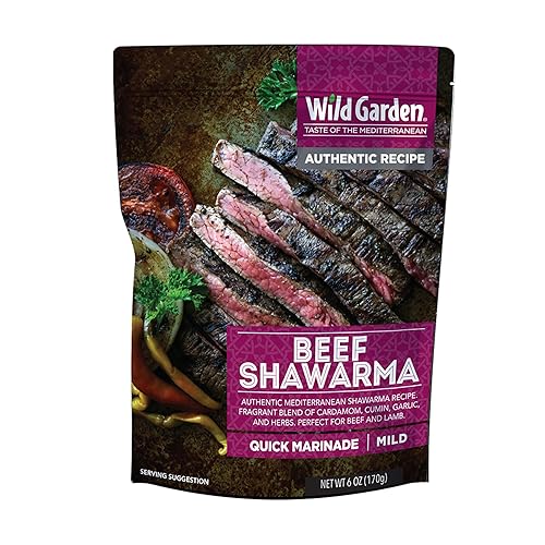 Wild Garden Adobo listo para usar, condimento gourmet Shawarma de res, 100% natural, sin aditivos, sin conservantes, audaz, sabroso, perfecto para disponible en Yaxa Costa Rica