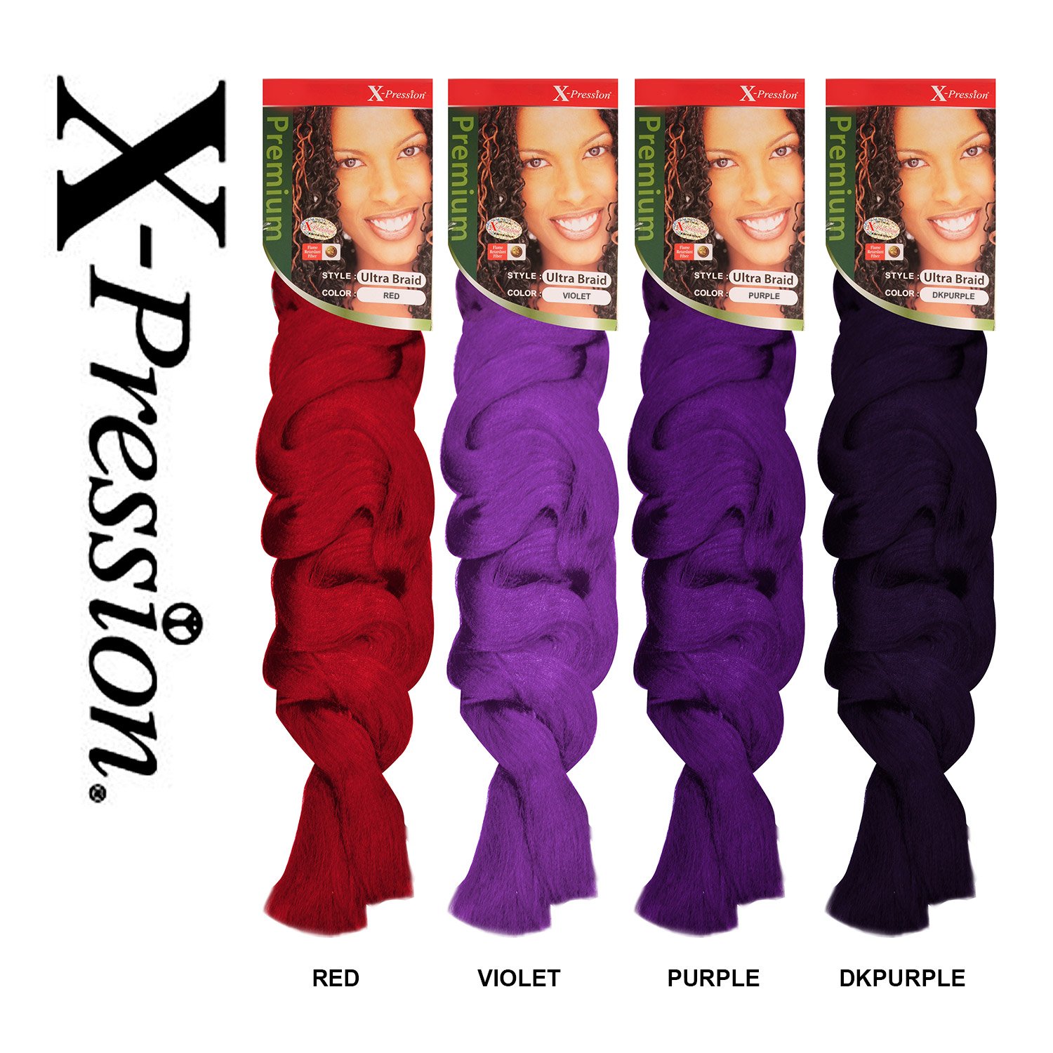 Amazon.com : OUTRE XPRESSION Kanekalon Braid (4-Pack, 1) : Beauty &  Personal Care