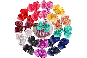 CÉLLOT 8-Inch Oversized Hair Bows for Girls
