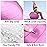 APEXUP Yoga Ball Exercise Ball, Anti Slip Stability Ball Chair, Heavy Duty Large Gym Ball for Fitness, Balance, Core Workout and Physical Therapy (S (15~18) 45cm, Fuschia)