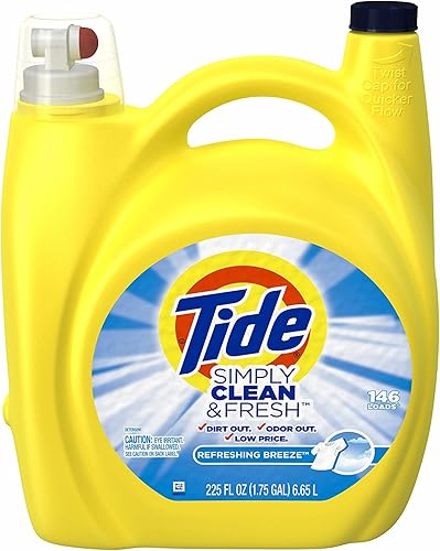 Miniatura 11 de Tide Simply Clean and Fresh Daybreak Fresh Scent - Detergente líquido para ropa, 25 onzas líquidas, 6 por caja.