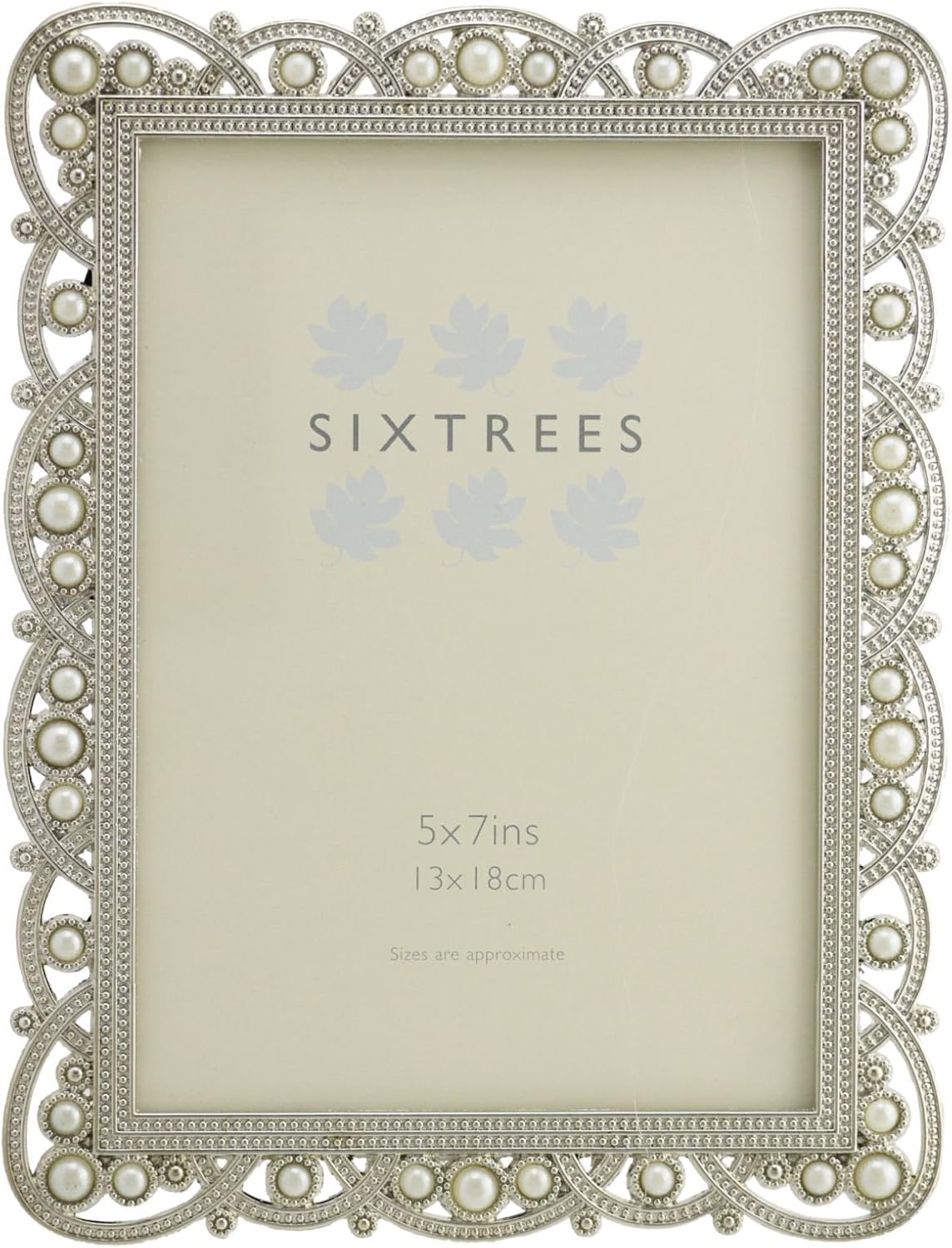 Sixtrees A TWINPACK of Antique Vintage and Shabby Chic Style silver