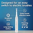 Oral-B iO Electric Toothbrush, Series 2, Rechargeable, Peach with 1 Gentle Care Brush Head - Automatic Pressure Sensor to Protect Gums - 3 Modes - 2 Min Timer gallery image
