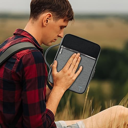 Miniatura 49 de Montana West Funda para la Biblia para mujeres y hombres con marcapáginas de cuero, fundas de transporte, bolsa de iglesia para protección al aire