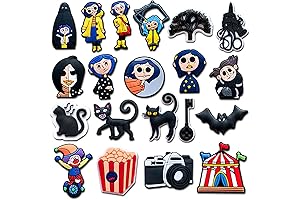 20-35Pcs Coraline Jibbitz Shoe Charms