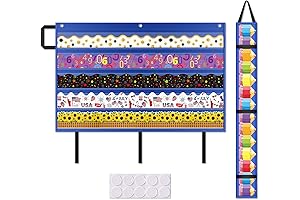 Create a Neat & Organized Classroom with this Bulletin Border Storage Pocket Chart