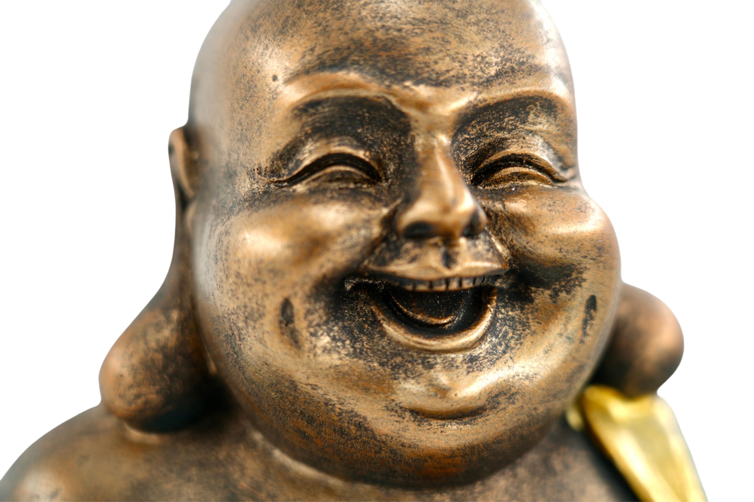 MF Lachender Buddha, Mintgrün, 23cm – Glückssymbol