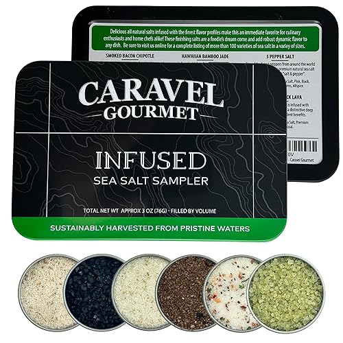 Muestrario de sal marina