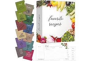 Recipe Binder Ultimate Set: The Perfect Kitchen Companion for Easy Meal Planning and Organization