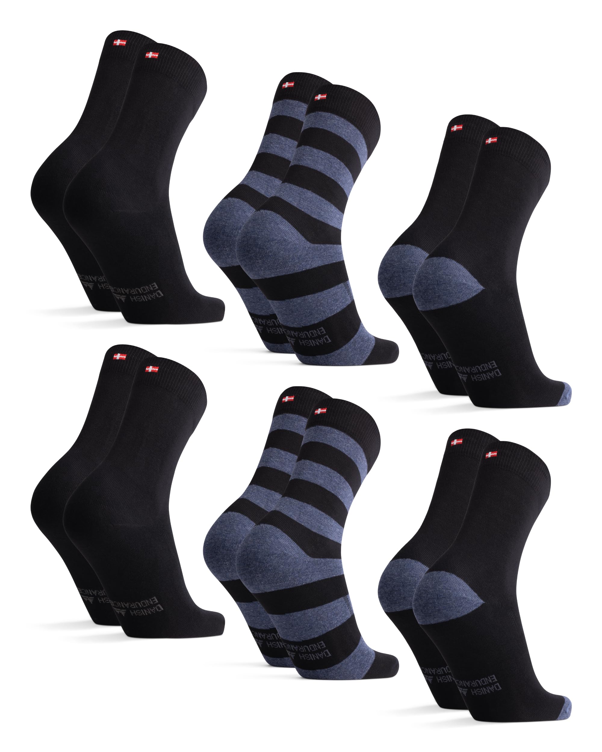 Mens Socks, Organic Cotton, Soft, Breathable, Ladies Socks, for Everyday and Office, Unisex, 3 or 6 Pack