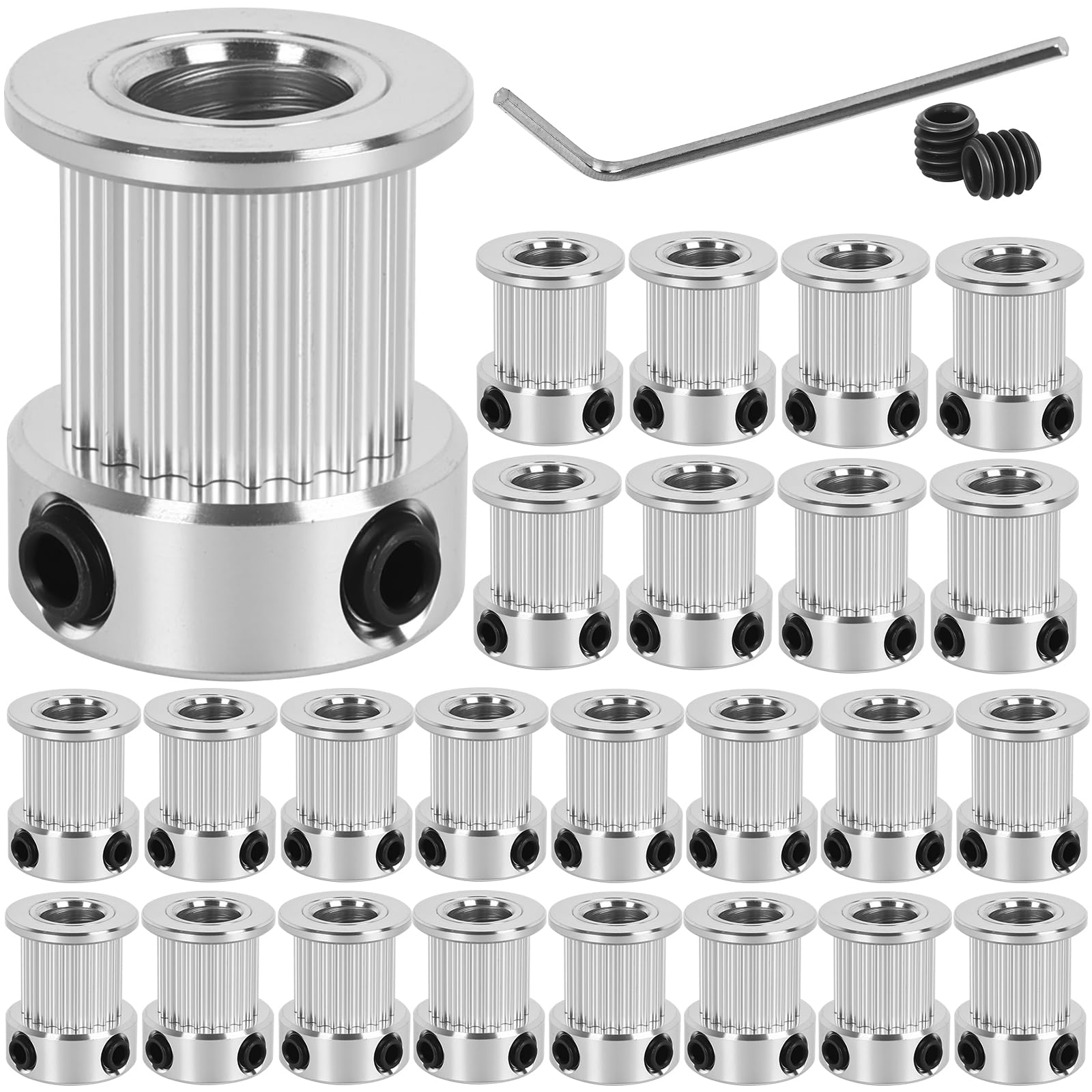 12 Pack GT2 Timing Belt Pulley 20 Teeth,8mm bore,synchronous Pulley — Amazon image 20