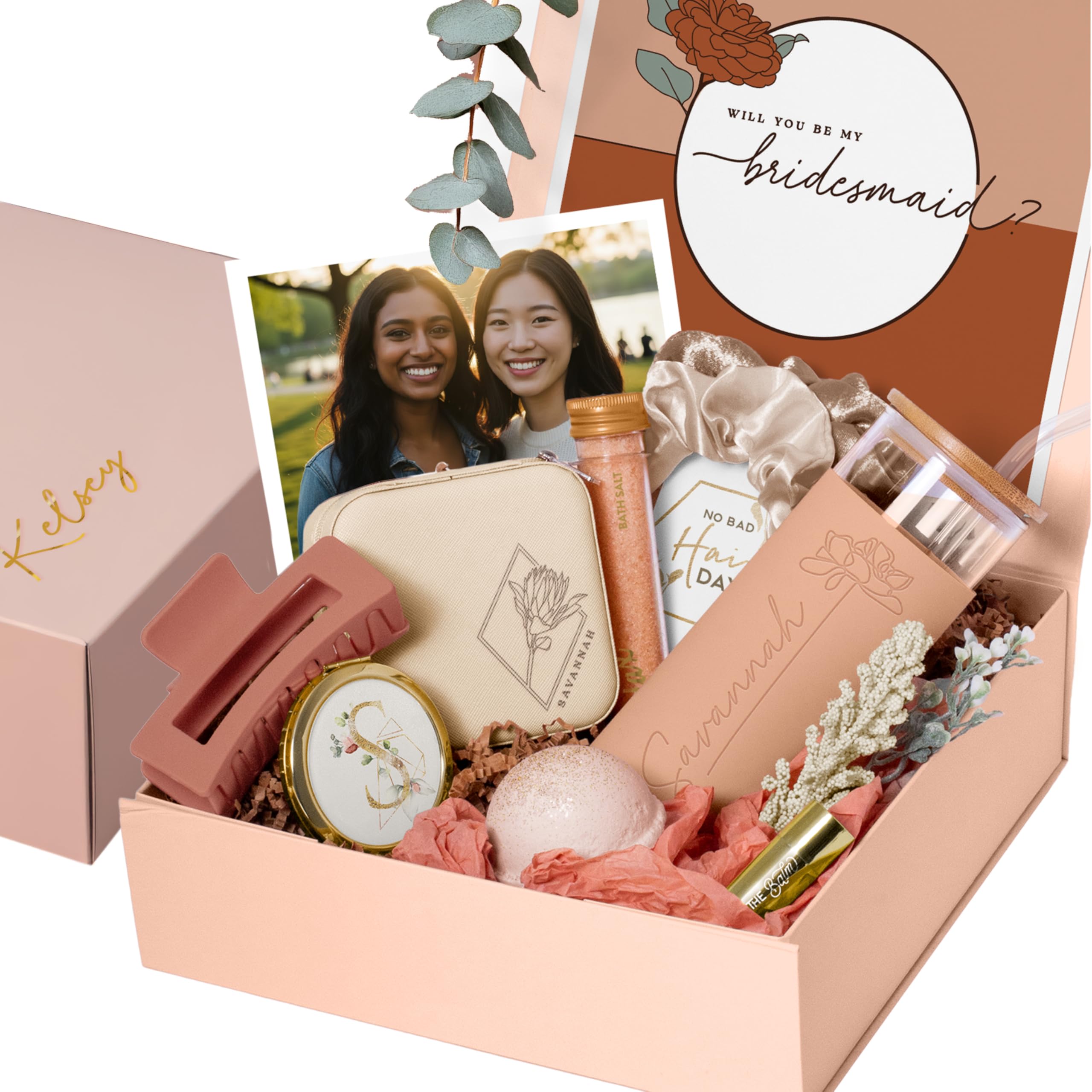 Personalized Will You Be My Bridesmaid Gift Box