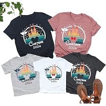Family Matching Vacation T-Shirts, Making Magical Memories Together Design, Theme Park Trip Outfits