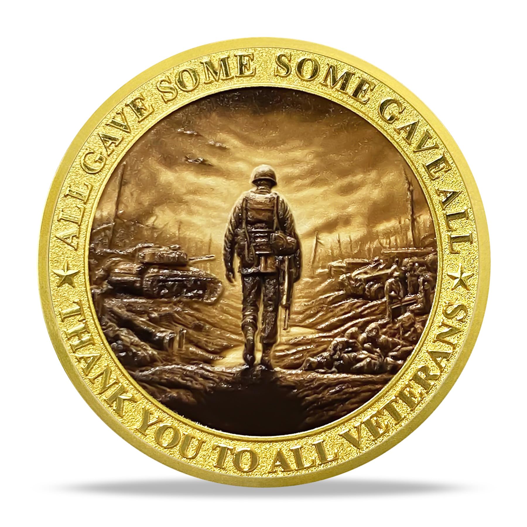 US Army Core Values Challenge Coin - Military Gift For Veterans, Active Duty, Collectors - Loyalty Duty Respect Honor