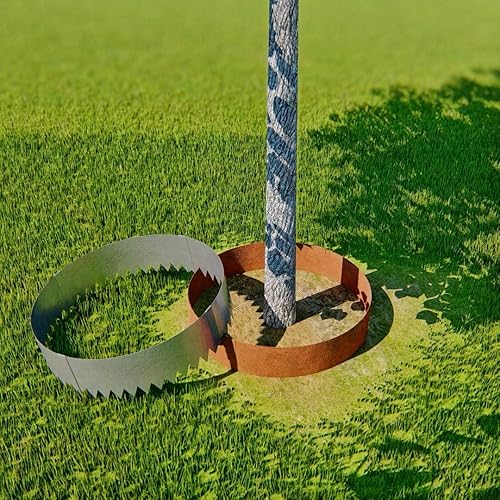 Miniatura 2 de Kit de ribete de anillo circular para árbol - COR-Ten Steel - Borde de paisaje