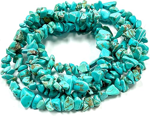 Miniatura 1 de Cuentas de pepita de pepita de forma libre de irregularidad de piedras preciosas naturales de 0.197-0.315 in, 30-33 pulgadas de largo, cuentas