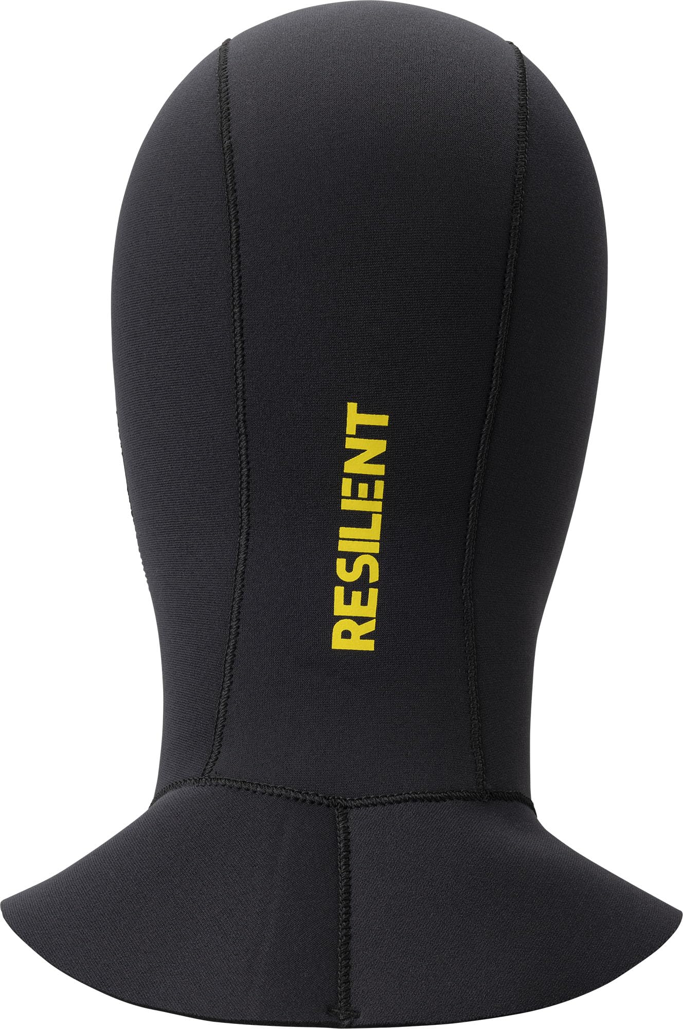 CRESSI Wytrzymały długi kaptur 3 mm S - kaptur unisex z rozszerzonym kołnierzem w kolorze czarnym, podwójna podszewka, 3 mm neopren, do nurkowania, snorkelingu i sportów wodnych, S