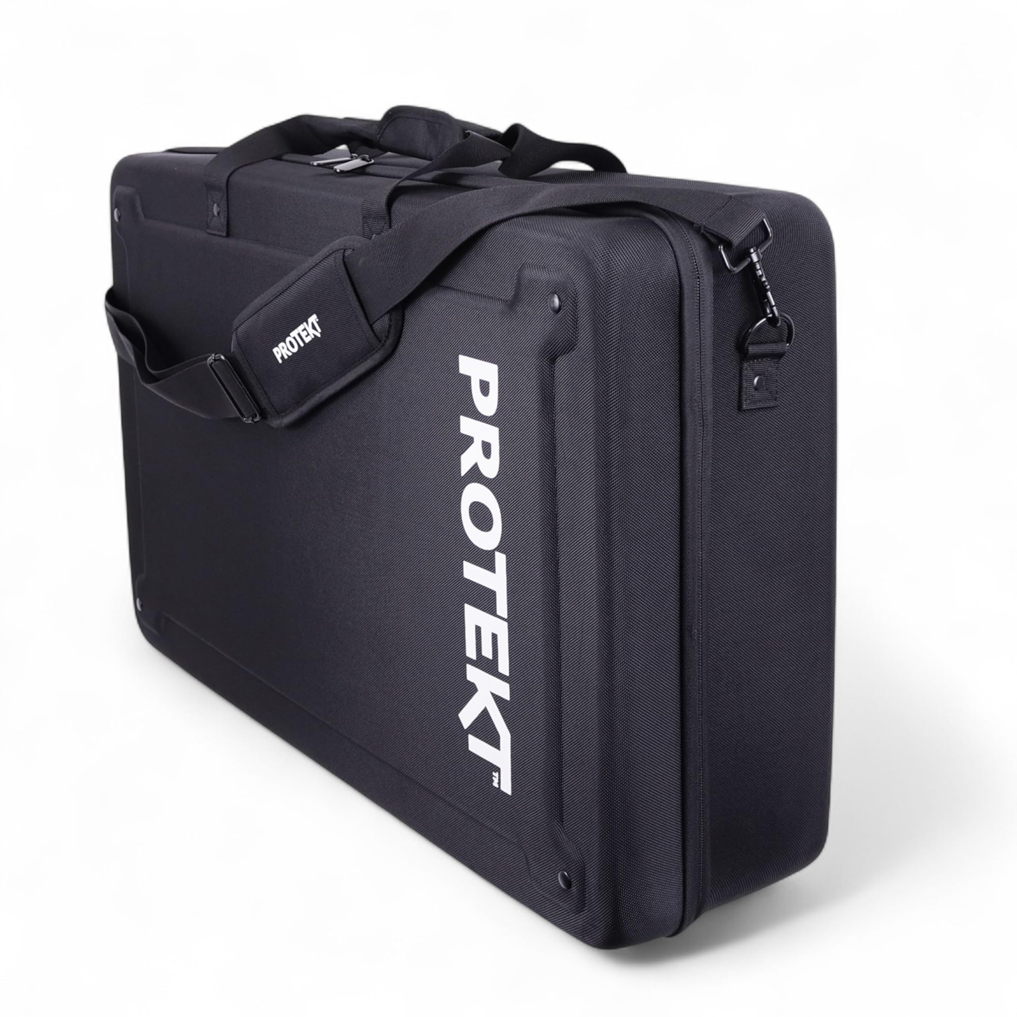 Protekt Borsa per Pioneer DDJ-FLX10 con tasche interne BFLX10IP DJ custodia rigida per controller Pioneer DJ, tasche per laptop, cuffie, cavi, Nero , 78 x 48 x 20 cm, Borsa per controller DJ