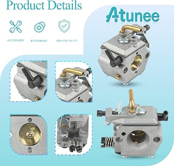 FitBest Carburetor with Fuel/Oil Line Filter, Impulse Line